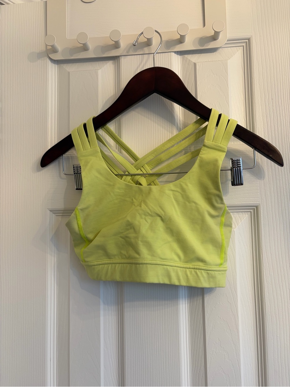 lululemon athletica Strappy Lime Green Sports Bra